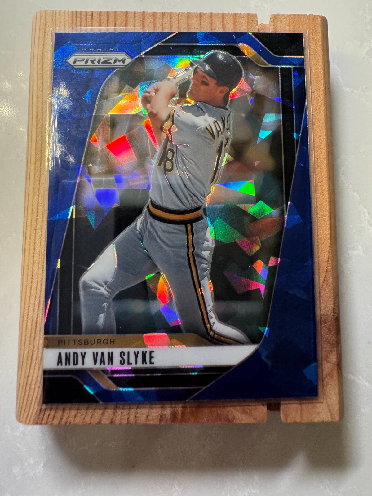 2025 Panini Prizm Andy Van Slyke #265 Blue Ice Prizm