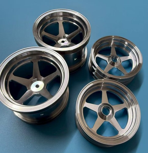 Dhawk CNC 2.2" RC10T Aluminum Wheels (Front Narrow) Team Associated RC10gt - Picture 3 of 5