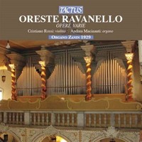 Audio Cd - Oreste Ravanello - Opere Per Violino E Organo - Tactus -D- Neu