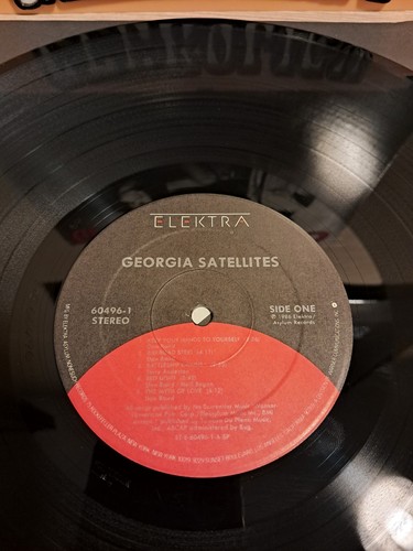 Georgia Satellites: Self Titled LP Vinyl (1986 Elektra Records) 60496-1 - Picture 3 of 10