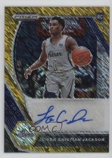 2021-22 Panini Prizm Draft Picks Gold Shimmer /10 Loren Cristian Jackson Auto