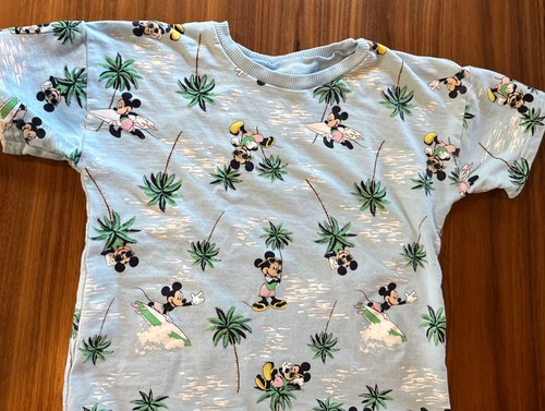 Disney Junior Mickey Mouse Azul Hawaiano 2 Piezas Pantalones Cortos Conjunto de Terry Francés Talla 6 - Imagen 8 de 14