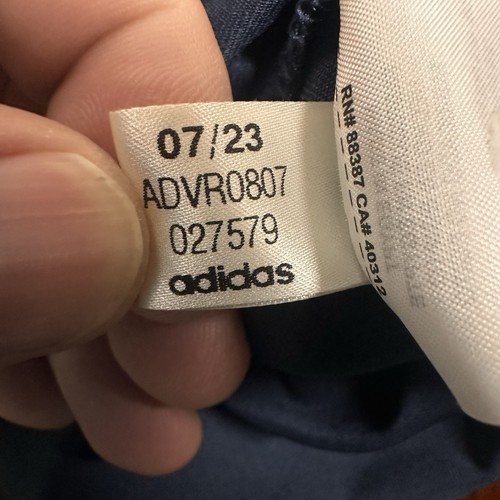 Adidas Golf 1/4 Zip Long Sleeve 1/4 Zip Stretch Pullover Blue Men’s 2XL ADVR0807 - Picture 9 of 9