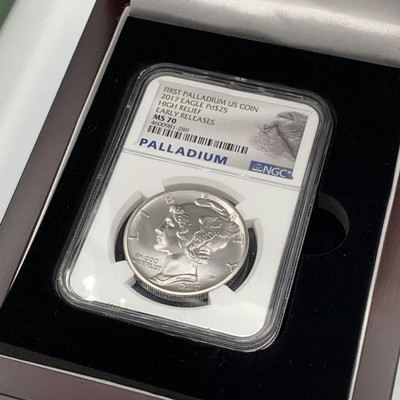 2017 パラジウム イーグル モダンコイン NGC MS70ER E2 2017