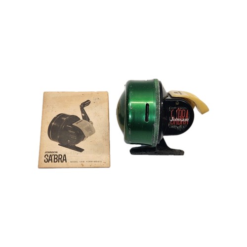 Vintage Johnson Sabra Model 130B Fishing Reel Made in USA - Picture 1 of 16