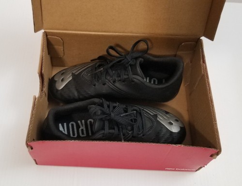 New Balance FG Firm Ground Football Soccer Black Cleats Big Kids Size 10.5 Wide - Picture 12 of 14