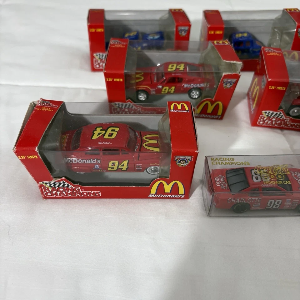 Racing Champions #94 Bill Elliott McDonald's 50 aniversario 1998 lote de 7 Foto 2 de 4