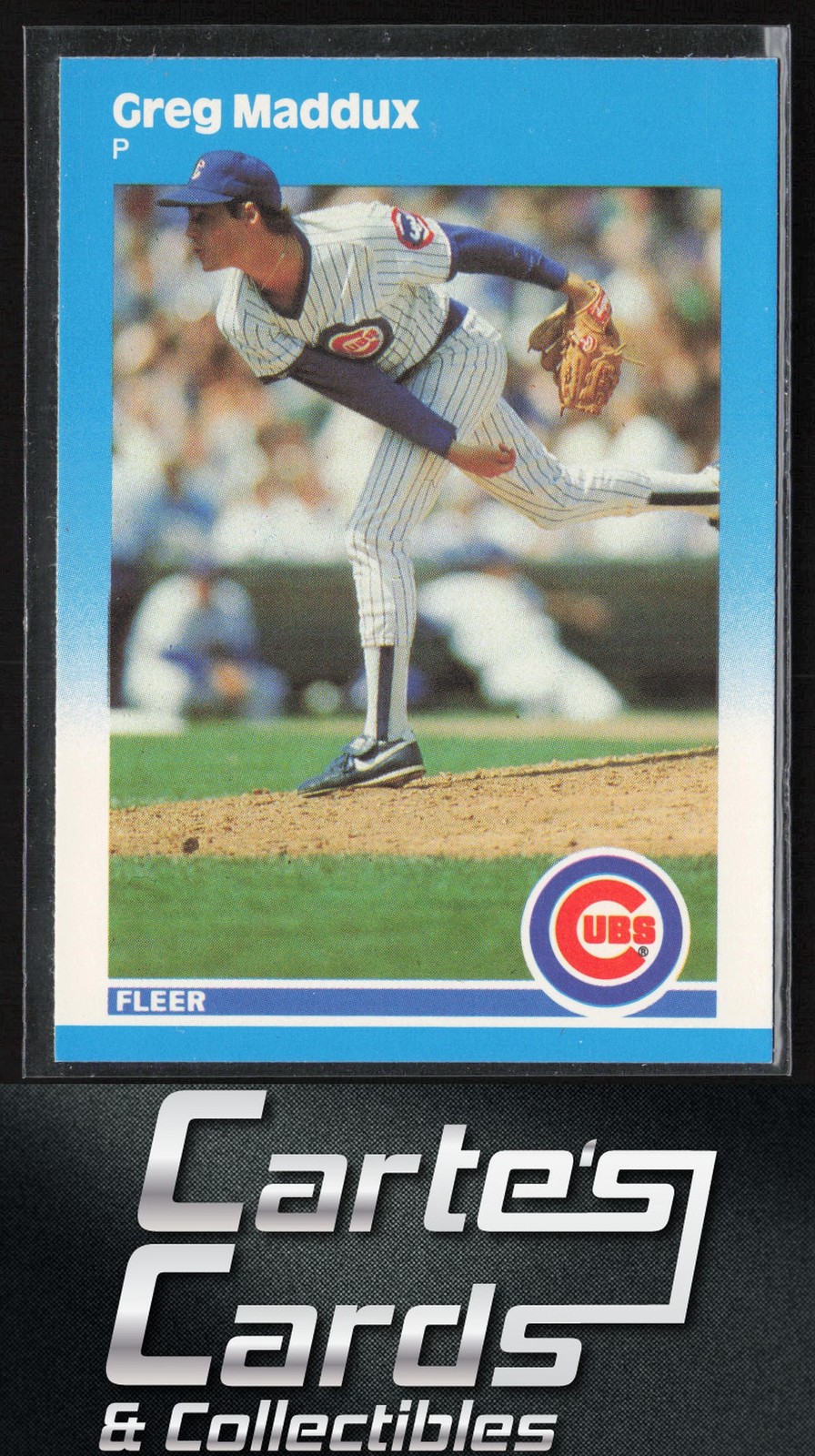 Greg Maddux 1987 Fleer Update #U-68 Chicago Cubs Rookie | Hall of Fame
