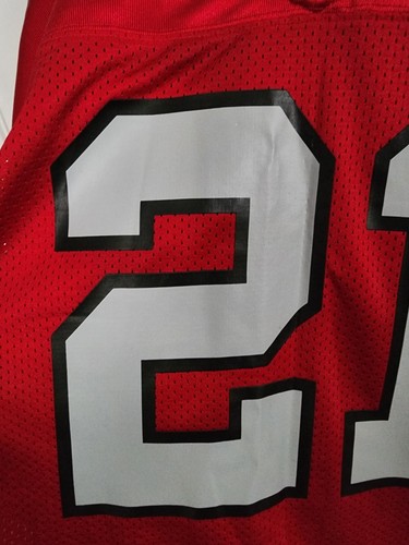100% Authentic 1989 Deion Sanders Mitchell & Ness Atlanta Falcons Jersey 48 XL - Picture 5 of 6