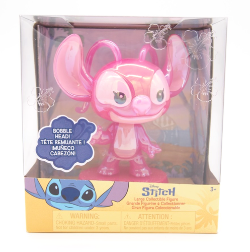 Figura de ÁNGEL holográfica rosa Just Play Disney Bobblehead coleccionable nueva en caja - Imagen 2 de 8