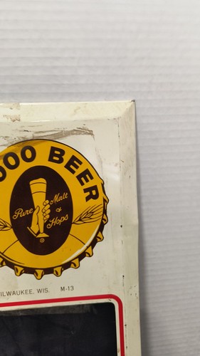 Vintage Gettelman and $1000 Beer Metal Chalk Board Sign Menu Board TOC Bar - Bild 7 von 8