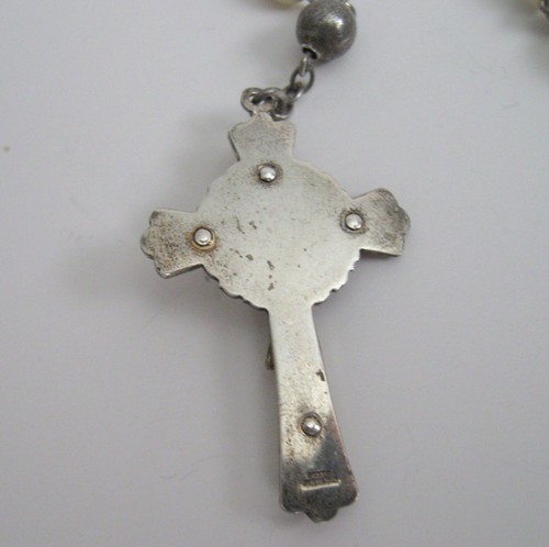 Vintage, Antique Creed Sterling Silver Rosary In  “My Rosary” Pouch - Picture 2 of 8