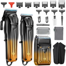 644 Hair Clippers for Men Professional, Cordless Beard Trimmer & Electric Razor 