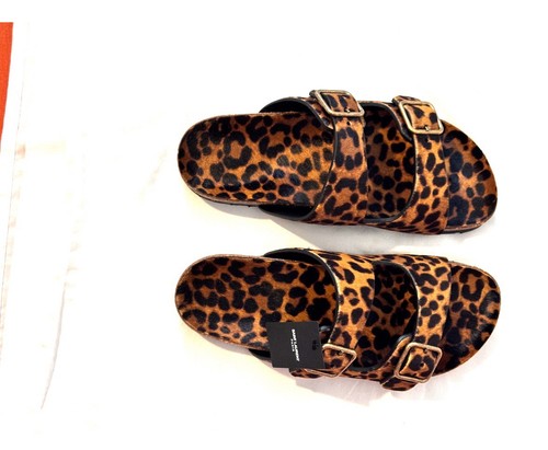 Saint Laurent Herren Sandalen Ponyhaar Leopardenmuster. Größe 39/9 1200 $ Original - Bild 2 von 8