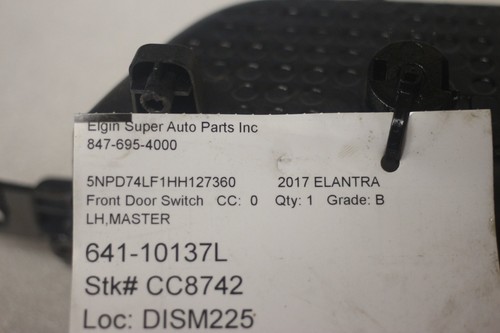 Genuine Hyundai Driver Front Door Master Power Window Switch Fits 2017 Elantra - Foto 7 di 8