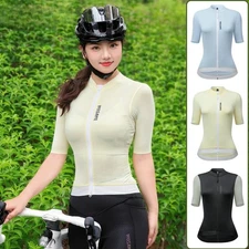 Jersey Summer Women Bicycle Short Sleeve Jersey Pro Team Breathable CyclingShirt