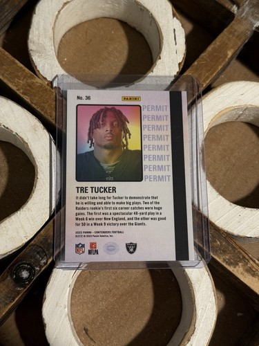 2023 Tre Tucker Panini Contenders Rookie Permit To Dominate RC SSP 🔥🔥🔥 - Picture 2 of 2