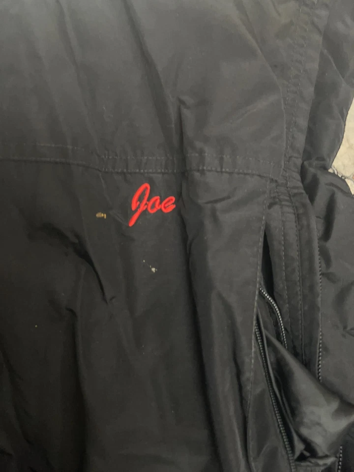 American Veteran Served Embroidered Jacket Men's XL Black- Personalized - Image 4 of 4