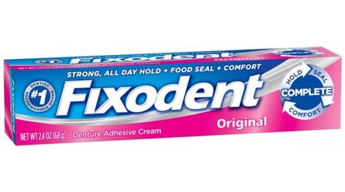 Haftcreme Zinkhaltige Zahnprothesencreme Fixodent Original Complete 3er-Pack 68g - Bild 2 von 2