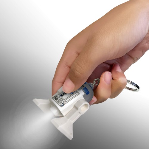 LEGO Star Wars R2 D2 Schlüsselanhänger Licht 2 Zoll LED offiziell lizenziertes Gadget - Bild 3 von 6
