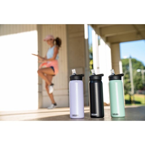 CamelBak 25 Unzen Vakuumisolierte Edelstahl Wasserflasche mit Strohhalm, Meeresschaum - Bild 9 von 9