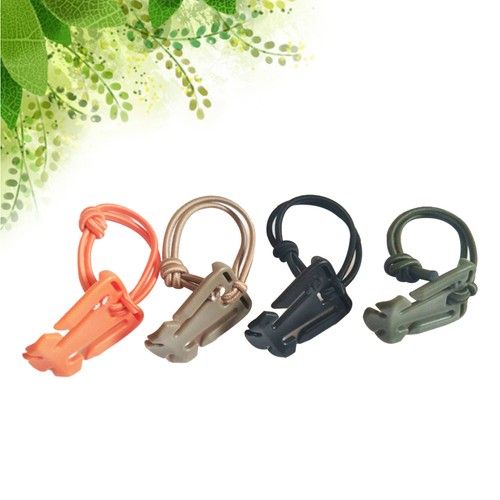 6pcs Elastic Rope Triangle Buckle Finishing Fixed Coil Clamp Storage Ribbon - Picture 8 of 11