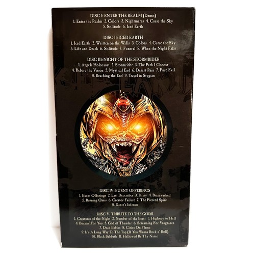 Iced Earth-Dark Genesis (5 CD 2001 Box Set) Slip Cover Heavy Metal - Picture 3 of 5