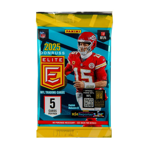 2025 Panini Donruss Elite Football NFL Trading Cards Mega Box - 50 Cards 🔥 - Picture 4 of 15