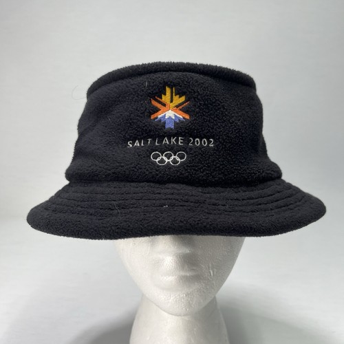 Vintage 2002 Salt Lake City Olympics Marker Bucket Hat USA America Cap L/XL - Picture 1 of 6