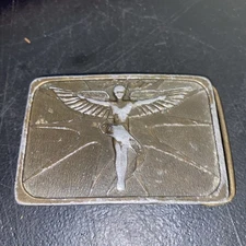 1975 Angel Bergamot Brass Works Vintage Belt Buckle