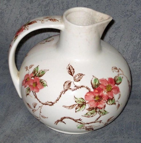 Vintage Krug Französisch Landhaus Dekor Vase Frühling Nasco 7" hoch 8" Durchmesser - Bild 3 von 10