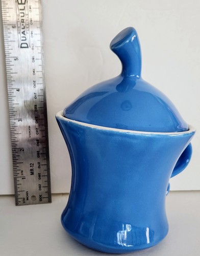 Set of Two Whimsical Dancing Blue Coffee/Hot Chocolate Mugs - Picture 10 of 13