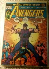 AVENGERS #109 1973 Hawkeye's Had Enough!! 6.5 FN+