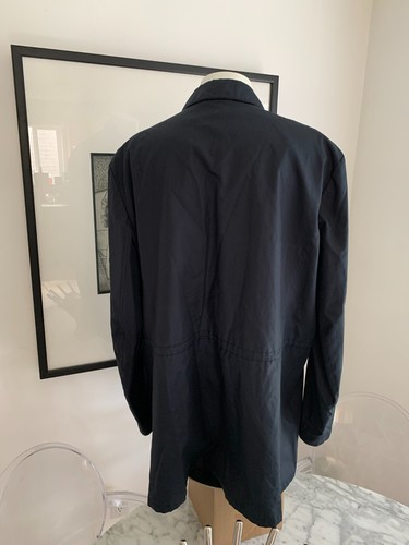 $2995 Men's BRIONI Essential Midnight Blue Performa Car Coat ITALY 4XL EU/62 - Picture 8 of 18