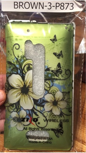 Nokia Lumia 928 Zizo Wireless Two-Piece Case - Flowers - Brand New