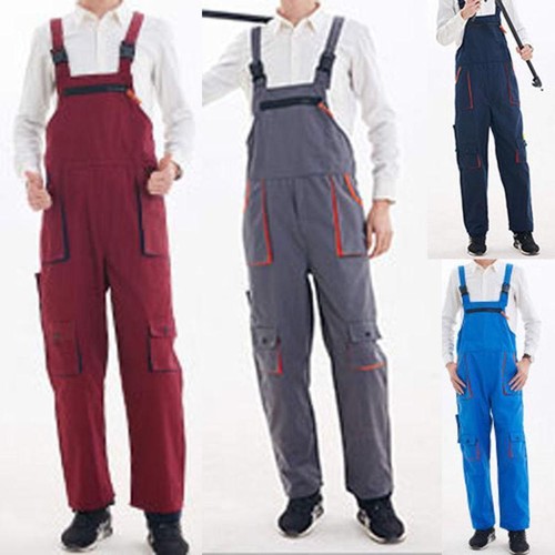 Mens Womens Painters Overalls Coveralls Dungarees Bib And Brace Work Engineers X - Picture 9 of 14