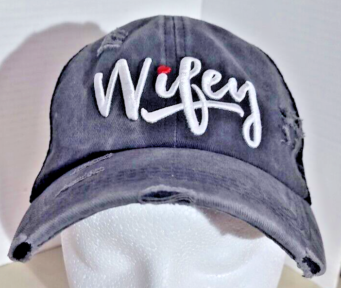 Cappellino da baseball ricamato 3D MOGLIEY coda di pony camionista rete denim taglia regolabile