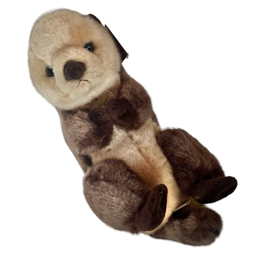 Aurora - Small Brown Miyoni - 10" Sea Otter - Adorable Stuffed Animal with Tags - Picture 1 of 11
