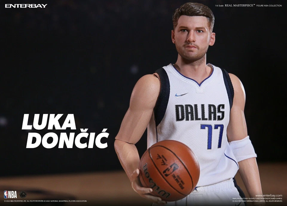 ENTERBAY 1/6 REAL MASTERPIECE : LUKA DONCIC  ACTION FIGURE GIFT NEW - Image 3 of 4