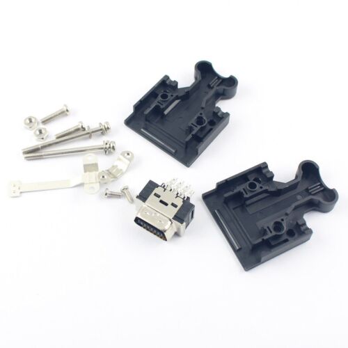 1Pcs SCSI 14 Pin 14P MDR Male CN Wire Mount Plug Drive Connector For Cable - Picture 3 of 8
