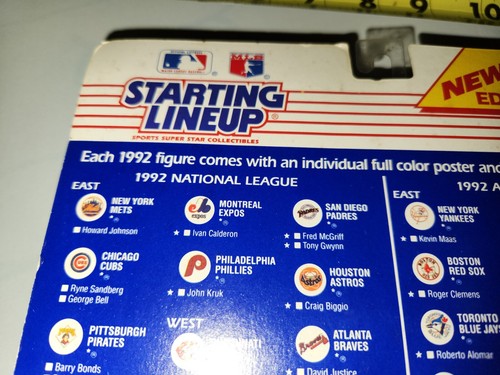 Barry Bonds Pittsburgh Pirates Starting Lineup Figure with Card & Poster 1992 - Picture 9 of 22