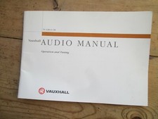 VAUXHALL AUDIO MANUAL MAY 1996 CAR 200 - CDR.500