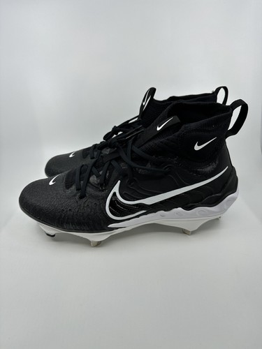 Nike Alpha Huarache NXT Black White Baseball Cleats DJ6517-001 Mens Size 10 - Picture 2 of 6