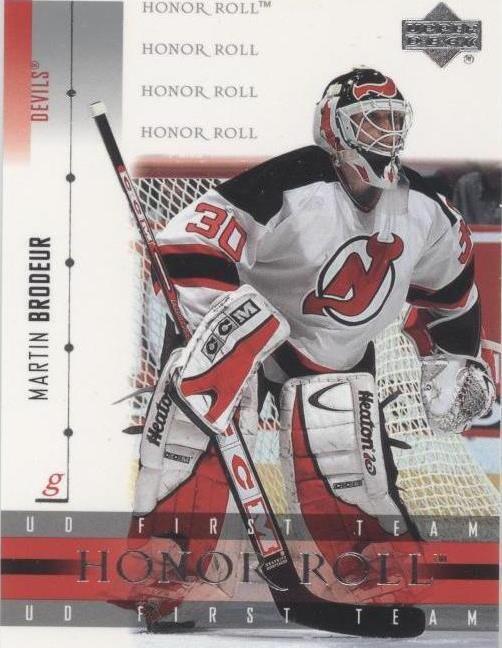 2001-02 Upper Deck Honor Roll - Martin Brodeur #12 - 1 of 1