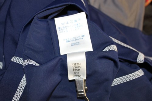 Lands’ End Boy’s Short Sleeve Rash Guard Blue White Stitching Size XL 18-20 - Picture 5 of 6