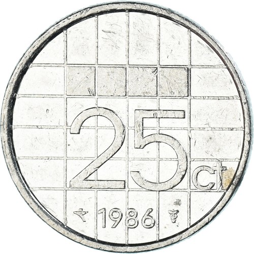 [#1328821] Coin, Netherlands, 25 Cents, 1986 - Picture 2 of 2