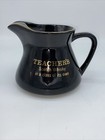 Teacher's Scotch Whisky Pitchers, Collectible, Liquor Advertising Black And Gold