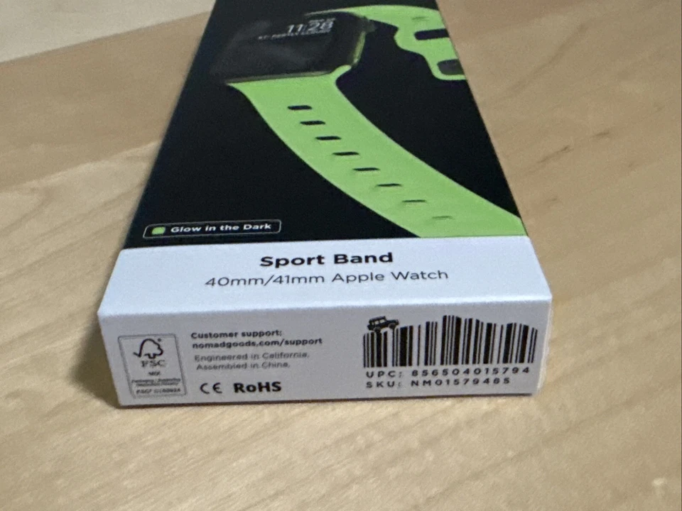 EDICIÓN LIMITADA RARO Nuevo Nomad Apple Watch Correa Deportiva Brillo 2.0 40/41mm AGOTADO Foto 3 de 4