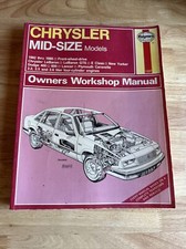 Used Haynes #1337 Auto Repair Manual Chrysler Mid-Size Models 1982-1989 LeBaron