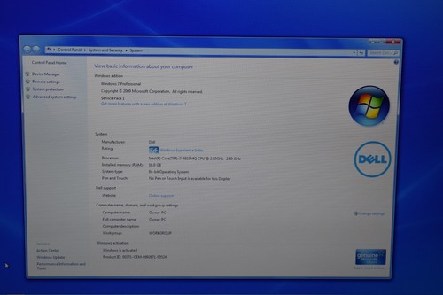 Dell Precision M6800 Quad Core i7-4810QM 16GB 256GB SSD Windows 7 NVidia K3100M - Picture 8 of 21